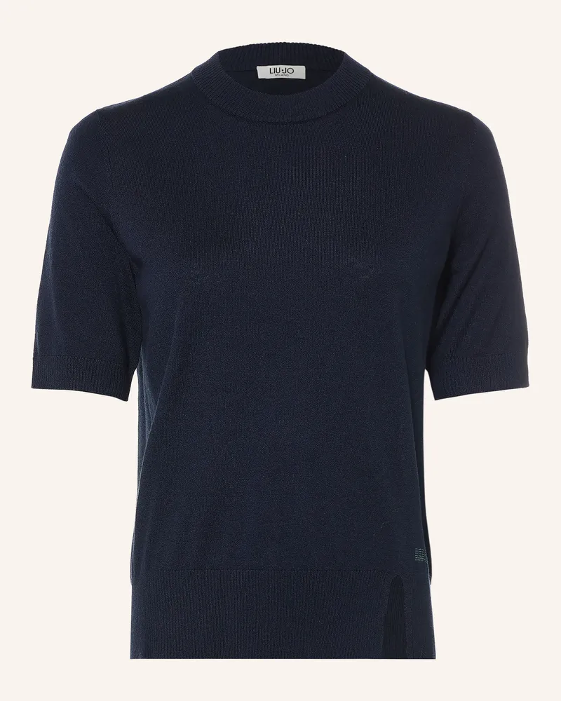 Liu Jo Strickshirt Mit Schmucksteinen blau Dunkelblau