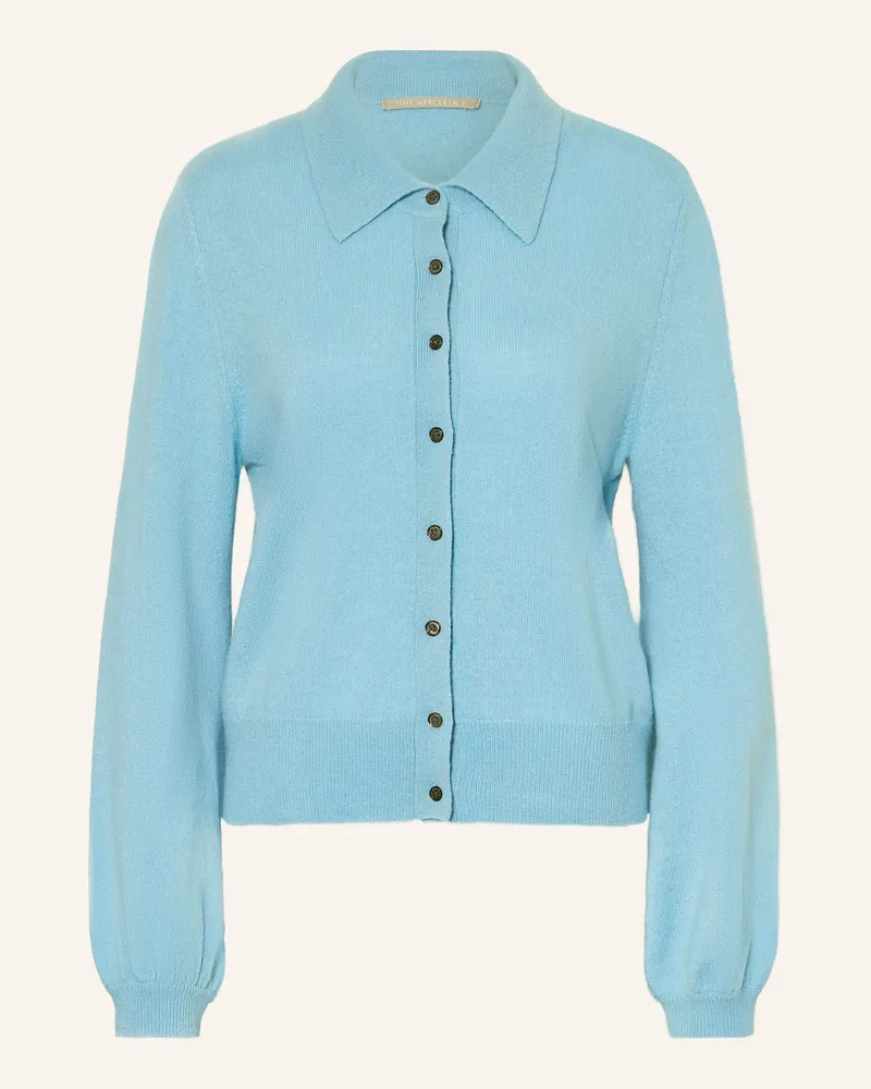 (THE MERCER) N.Y. Strickjacke aus Cashmere Hellblau