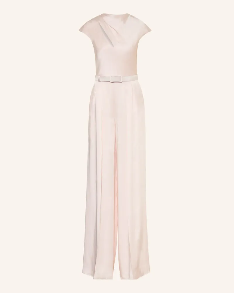 Max Mara Jumpsuit Vespa Aus Satin rosa Hellrosa