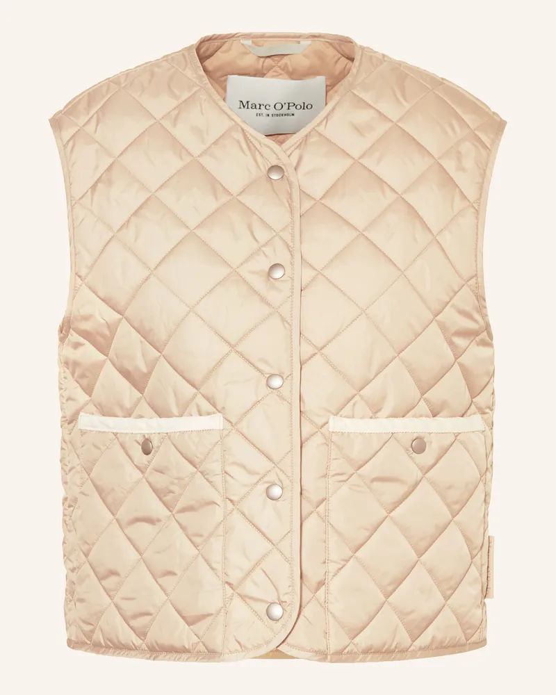 Marc O'Polo Steppweste Beige