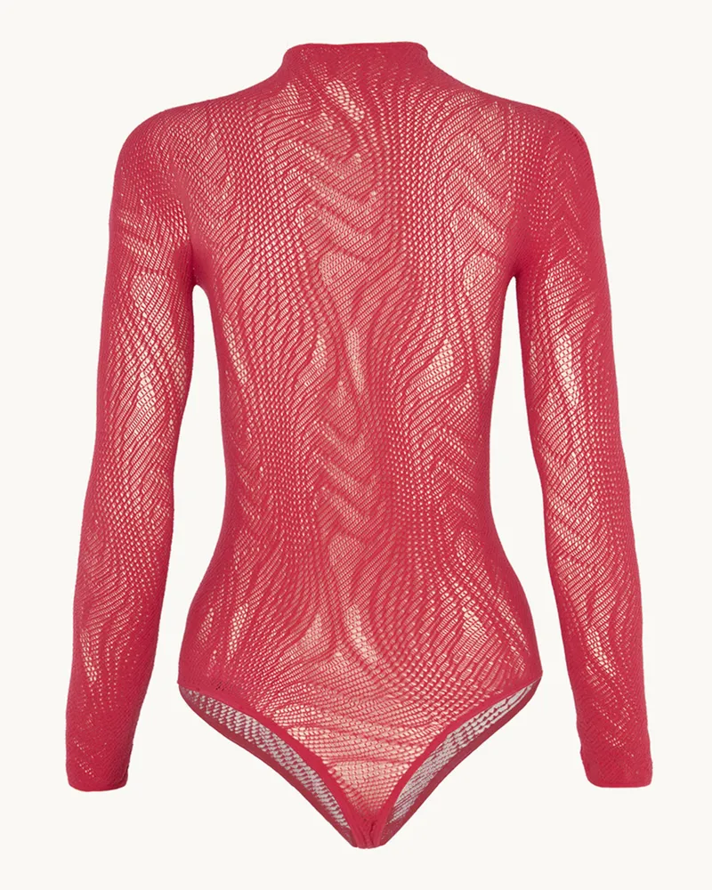 Wolford Body SNAKE NET STRING BODY Rot