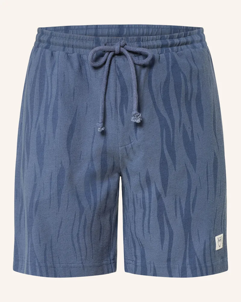 Knowledge Cotton Apparel Jerseyshorts FIG Loose Fit Blaugrau