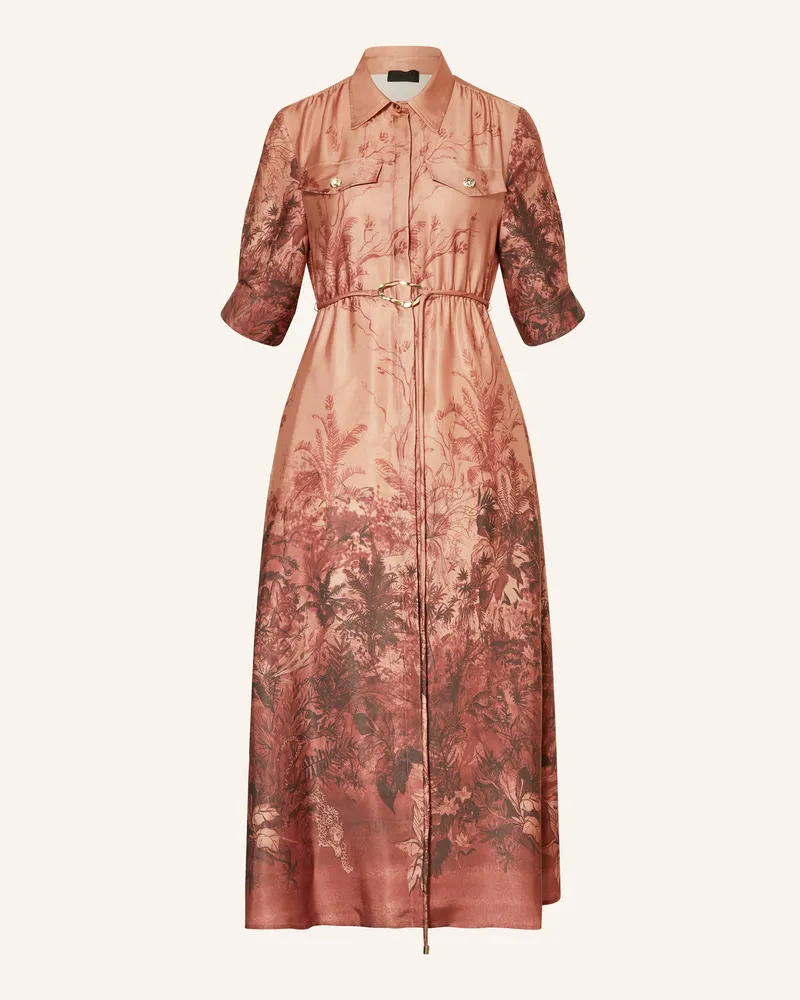 Liu Jo Hemdblusenkleid JUNGLE Dunkelorange