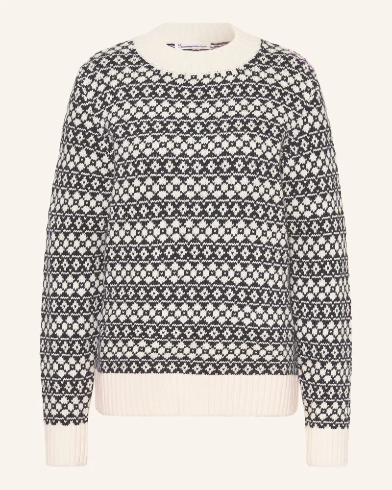Knowledge Cotton Apparel Pullover Dunkelblau