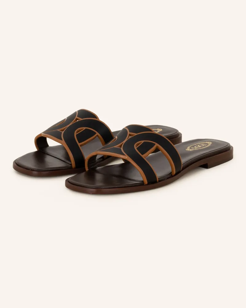 TOD'S Pantoletten Schwarz
