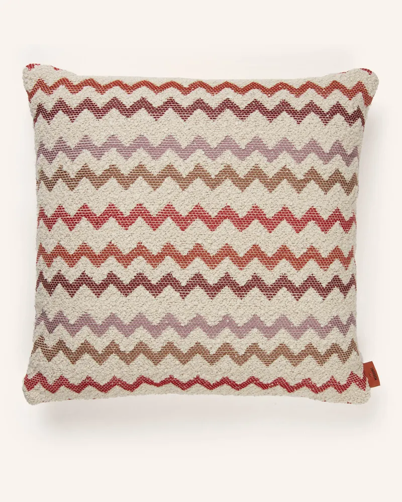 Missoni Home Dekokissen Capri Mit Daunenfüllung rot Creme