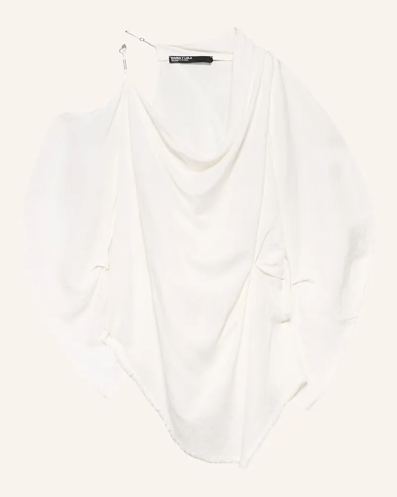 BIMBA Y LOLA Leinen-Top weiss Weiss