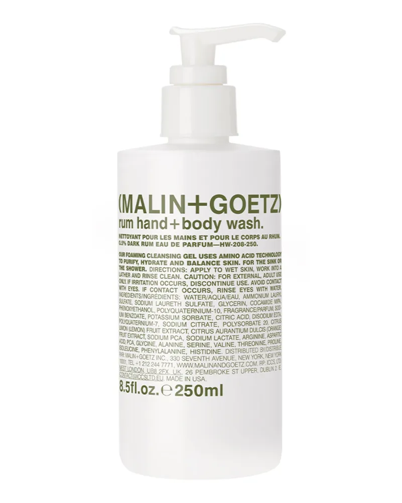 Malin+Goetz RUM HAND + BODY WASH 