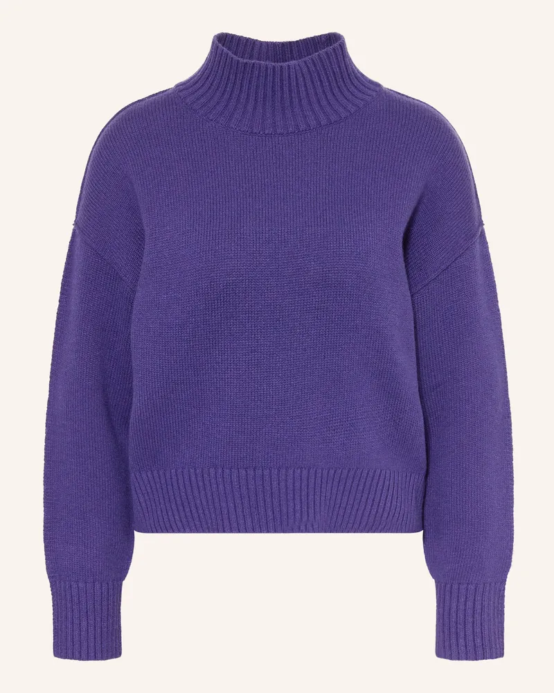 Oui  Pullover Dunkellila