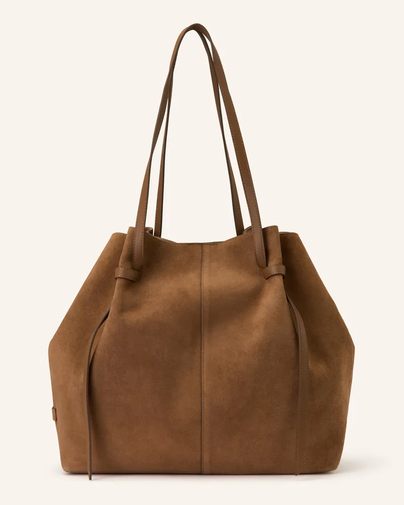 Marc O'Polo Shopper mit Pouch Hellbraun