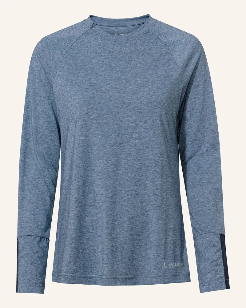 Vaude Funktionsshirt W SKOMER LS T-SHIRT III Blau