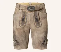 Trachten-Lederhose Echnaton braun