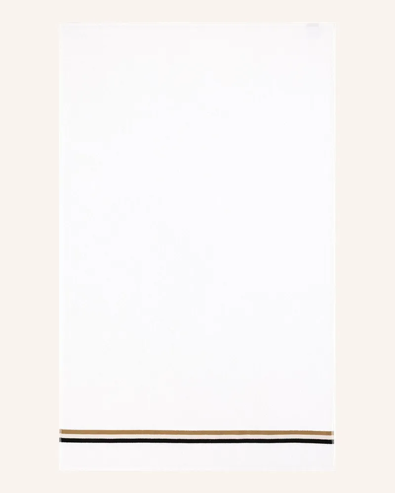 HUGO BOSS Badetuch Blinea weiss Weiss