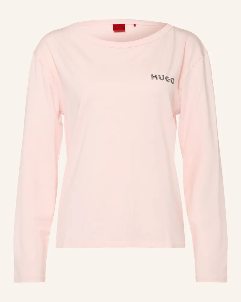HUGO BOSS Schlafshirt rosa Hellrosa