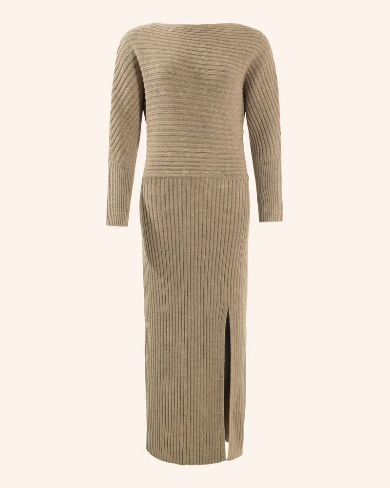 ADLYSH Kleid Strickkleid Mit Merinowolle braun Braun