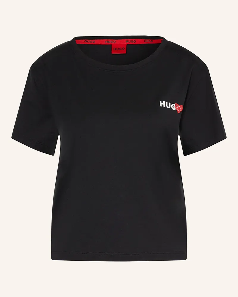HUGO BOSS Schlafshirt NIKKA Schwarz