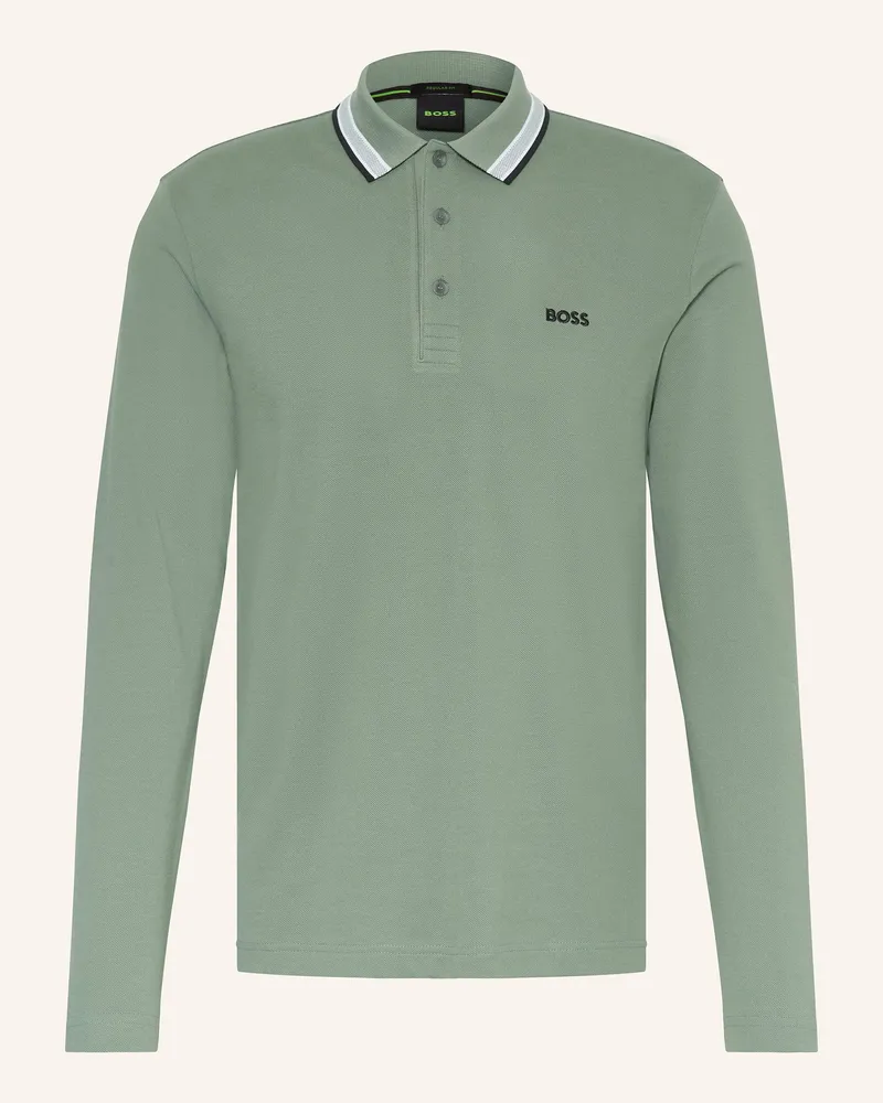 HUGO BOSS Piqué-Poloshirt PLISY Regular Fit Grün