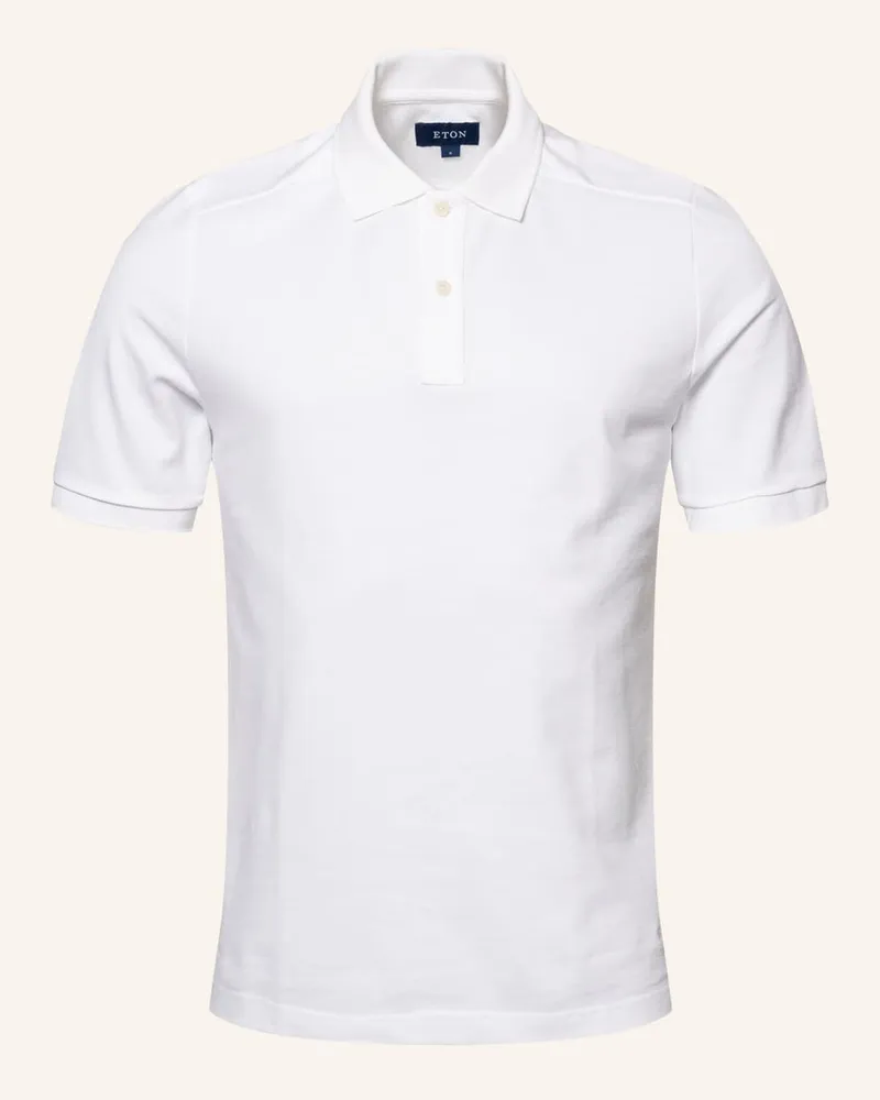 Eton Regular fit Polohemd Weiss