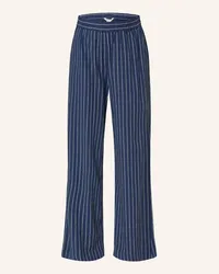 MOSS COPENHAGEN Marlenehose MSCHELLAMAIA mit Leinen Blau