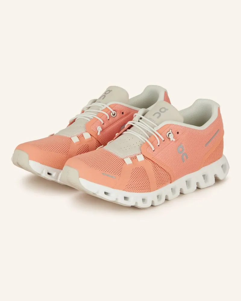 ON Running Sneaker CLOUD 5 - LACHS Rosa