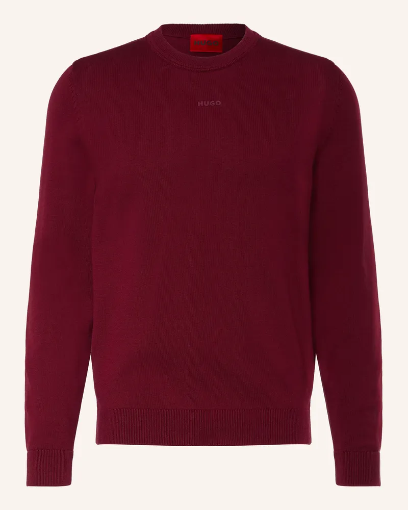 HUGO BOSS Pullover San Cassius rot Dunkelrot