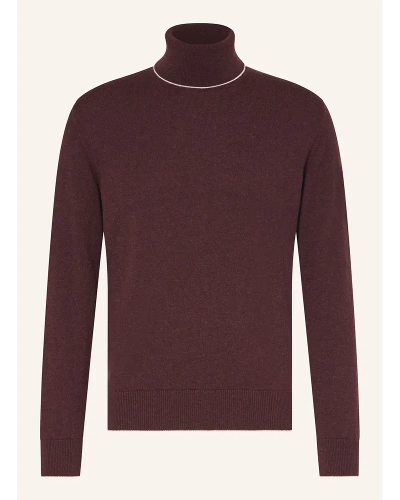 Eleventy Rollkragenpullover aus Cashmere Rot