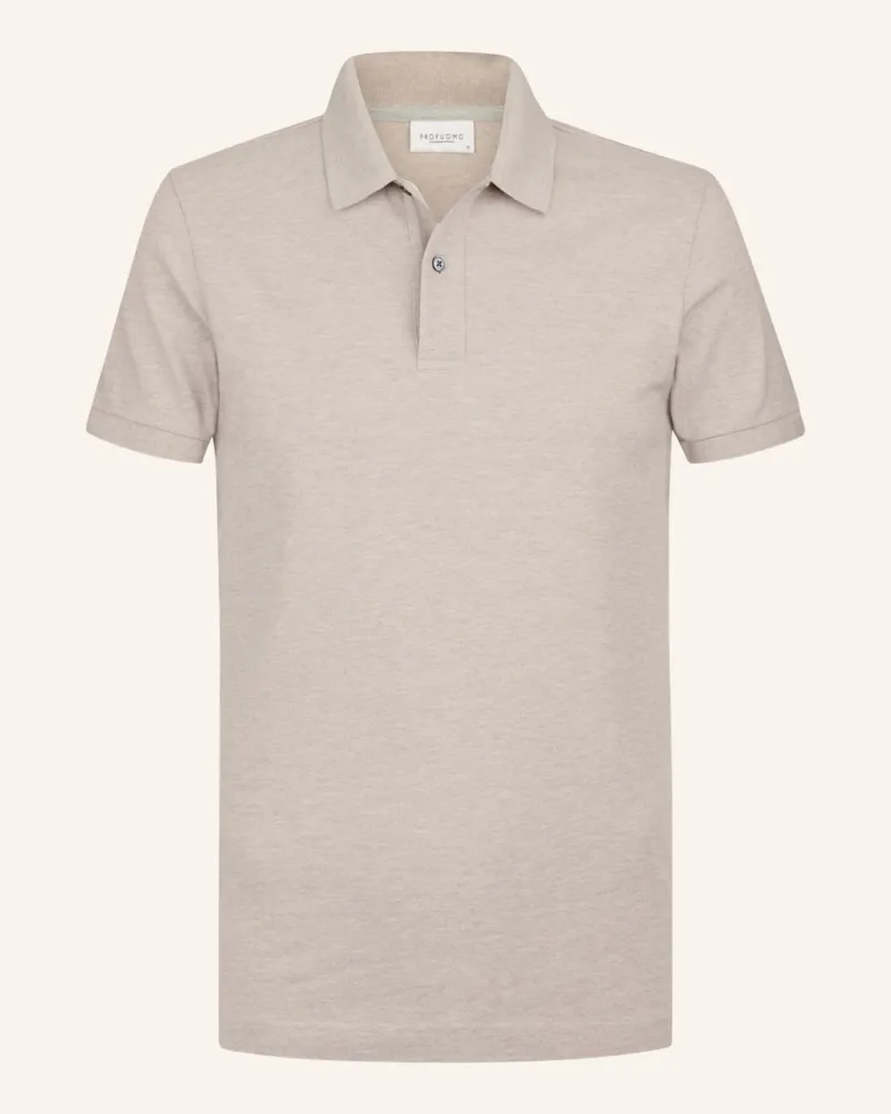 Profuomo Polo kurzarm Beige