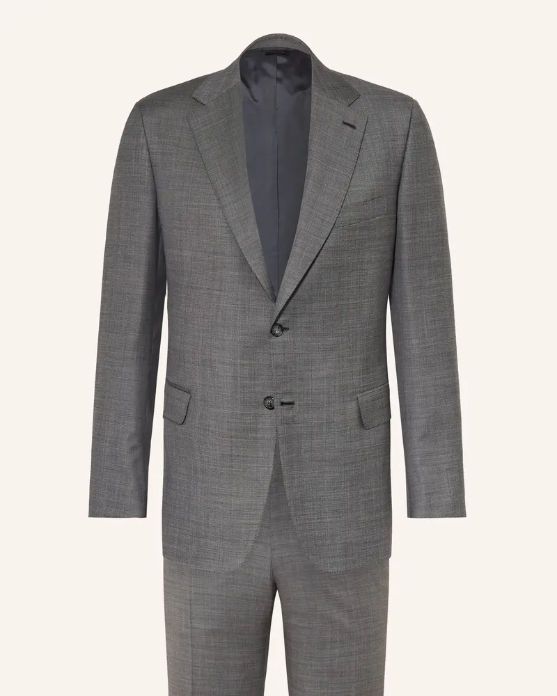 Brioni Anzug Trevi Slim Fit grau Grau