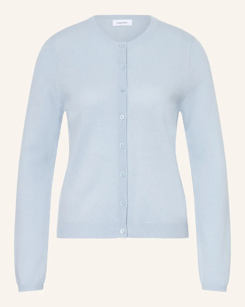 Darling Harbour Strickjacke aus Cashmere Sky
