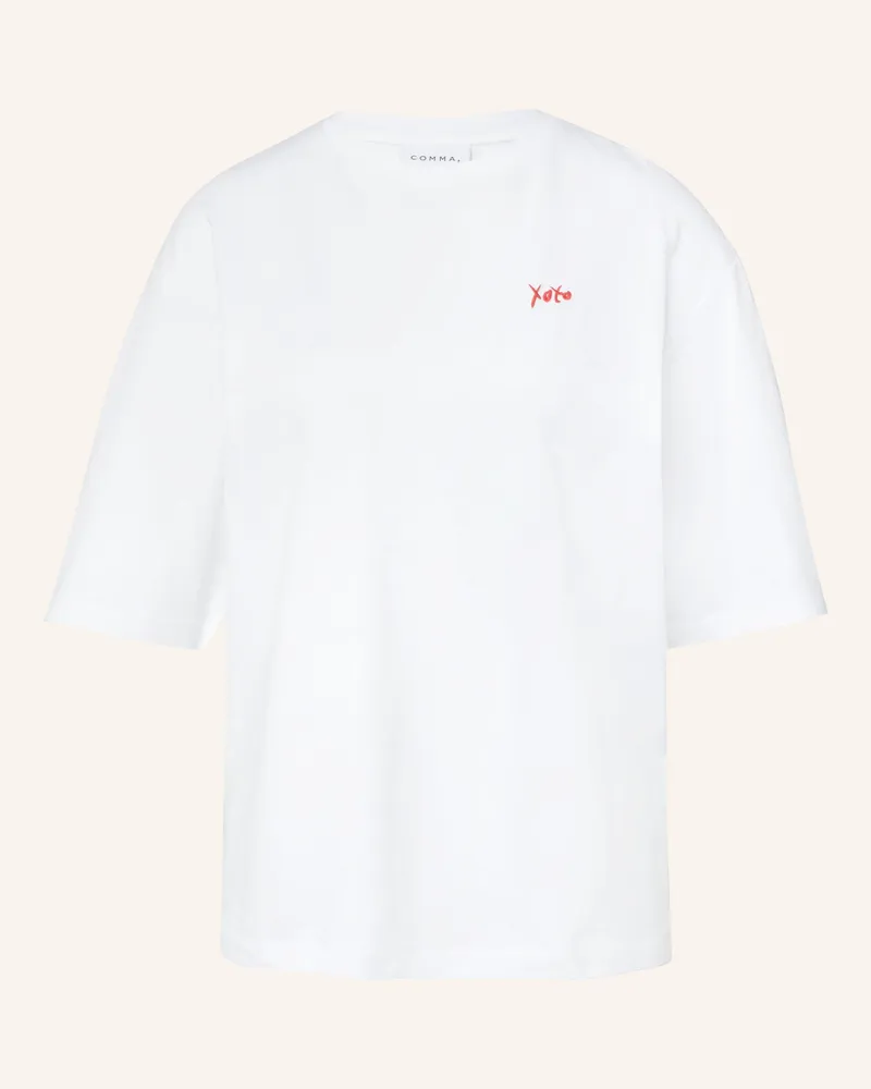 COMMA T-Shirt Weiss