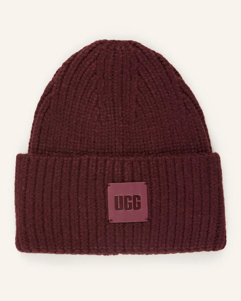 UGG Mütze Dunkelrot