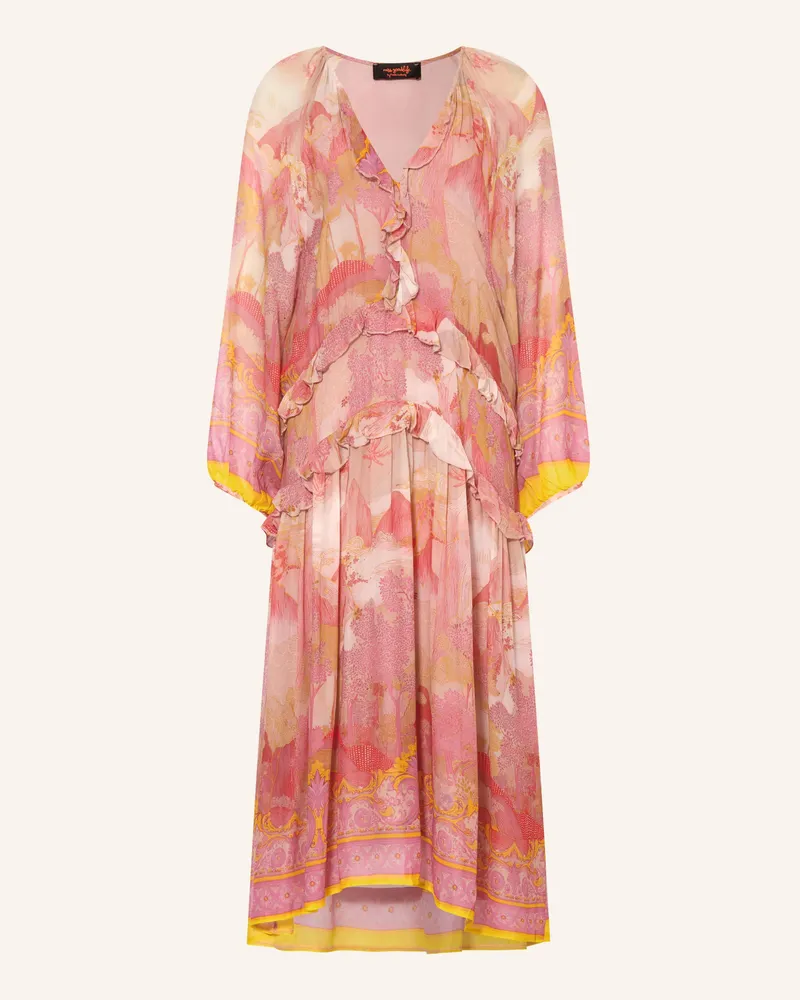 Miss Goodlife Kleid mit Volants Beige