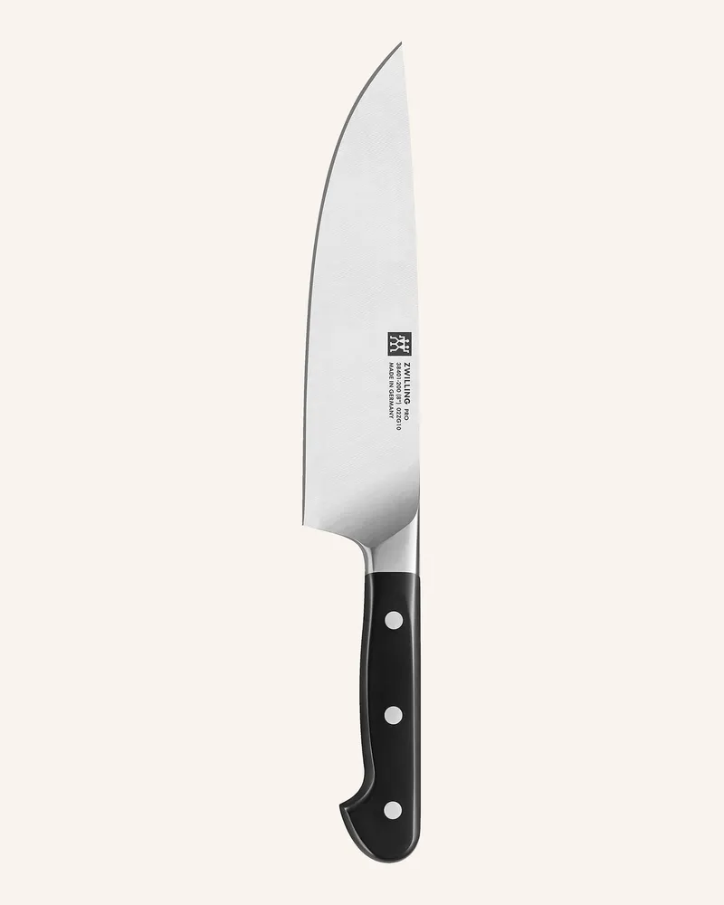 Zwilling Kochmesser Pro schwarz Silber