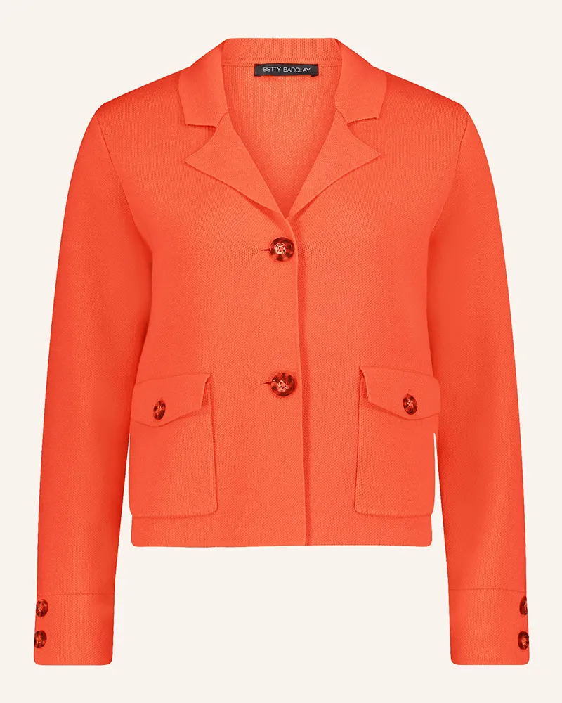 Betty Barclay Strickjacke Lachs