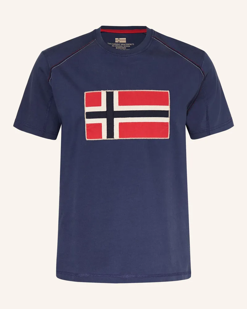 Napapijri T-Shirt Reflect blau Dunkelblau