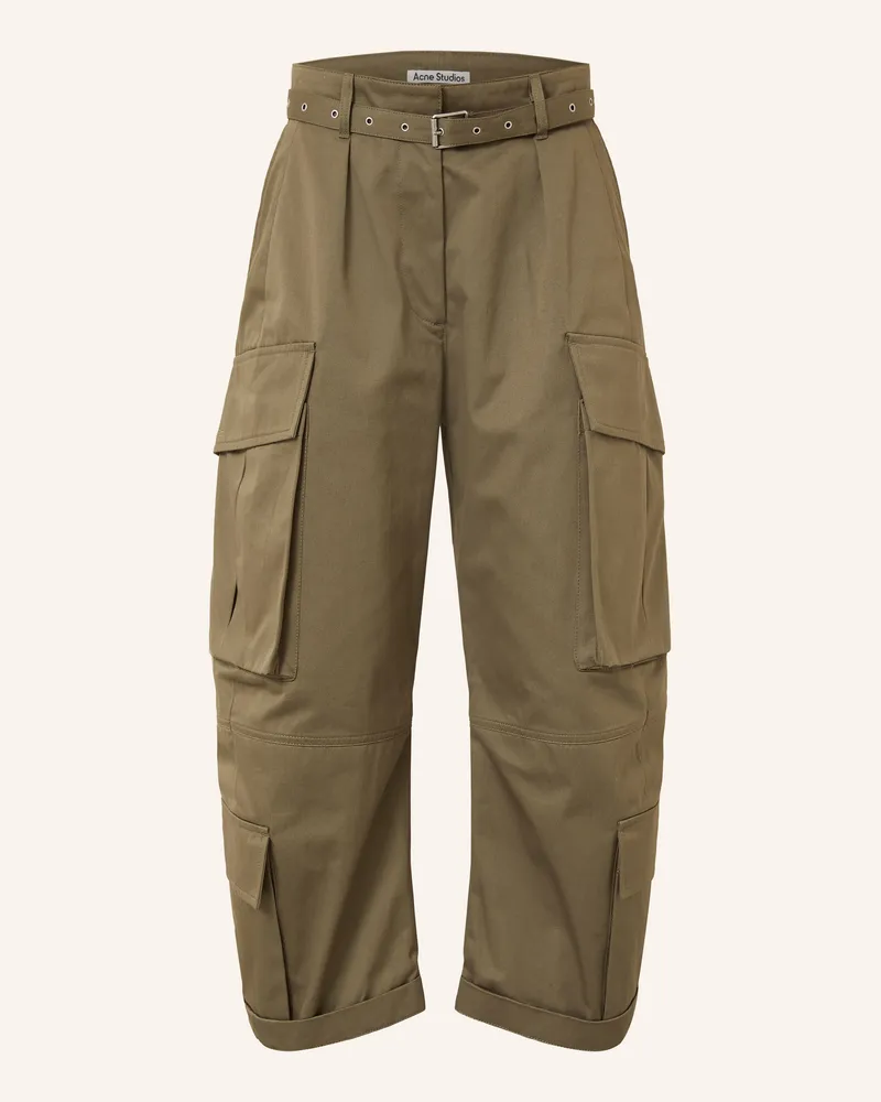 Acne Studios Cargohose gruen Khaki