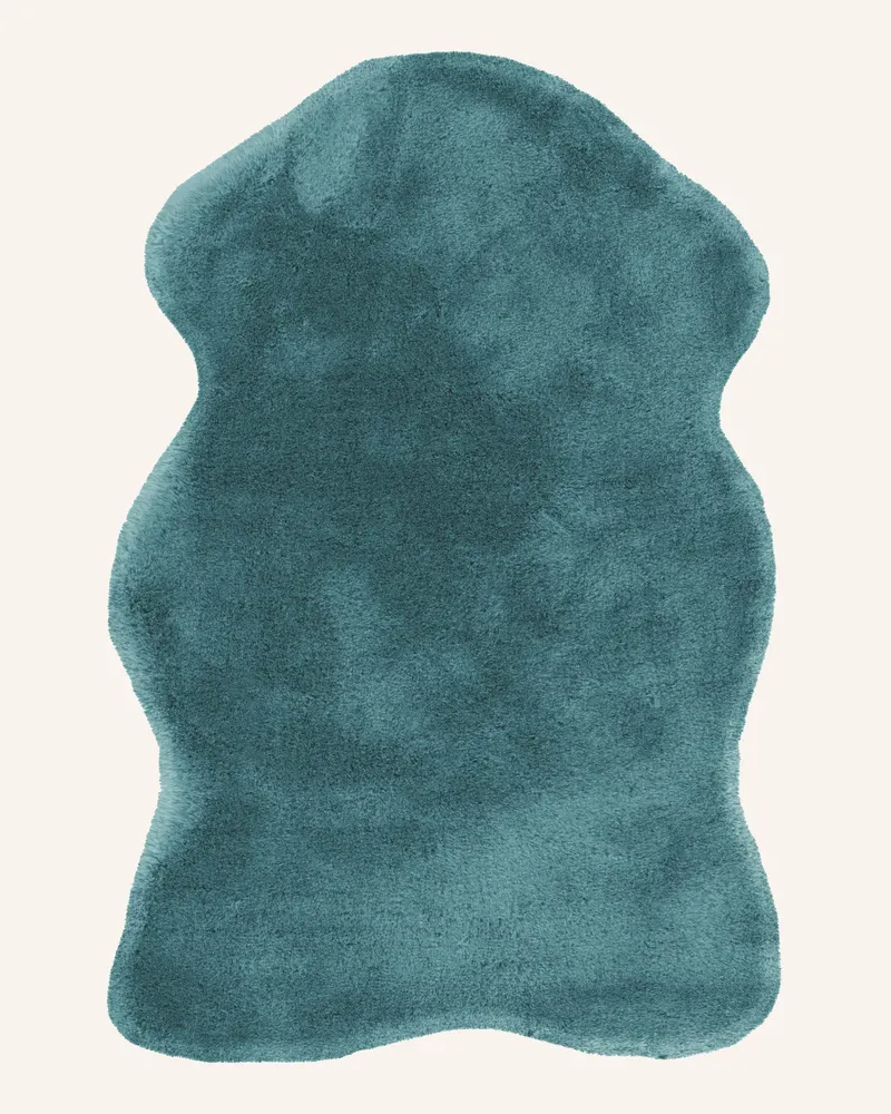 Kayoom Hochflor Teppich RABBIT LANDHAUS Blau