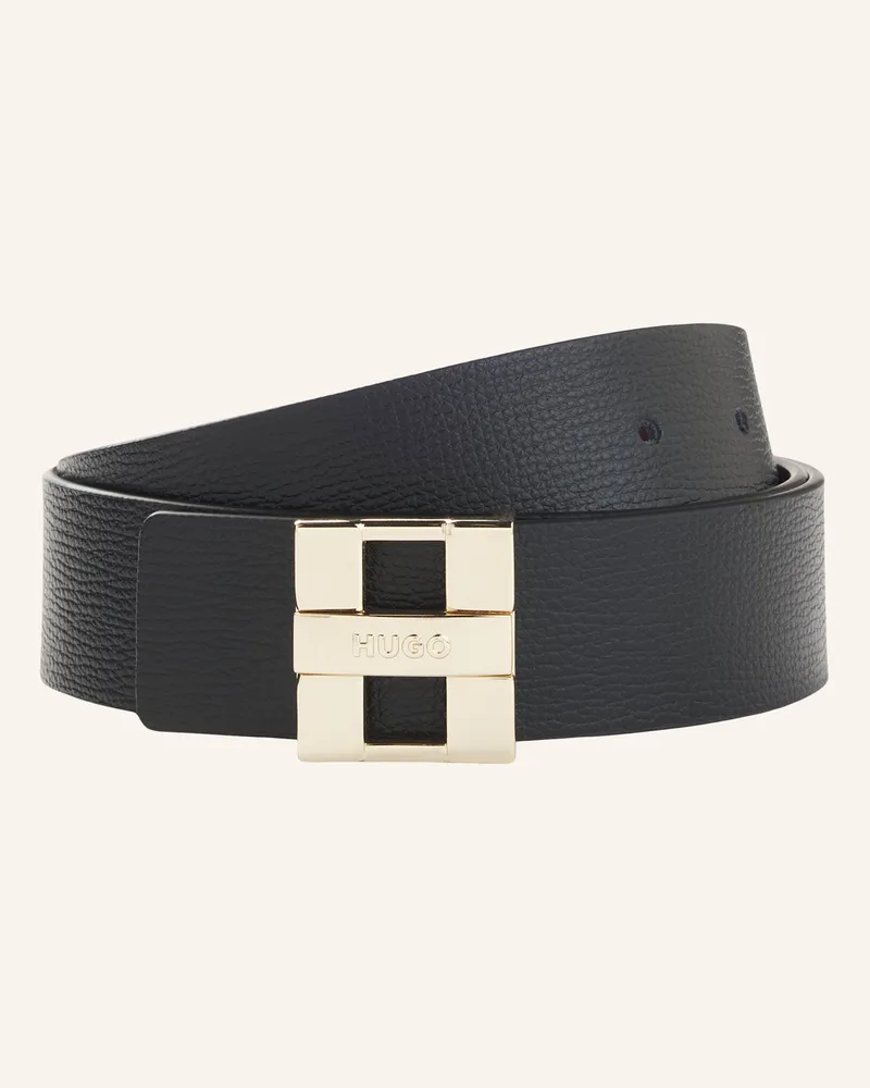 HUGO BOSS Gürtel schwarz Schwarz