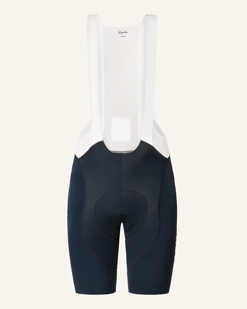 Rapha Radhose PRO TEAM BIB III mit Trägern und gepolstertem Einsatz Dunkelblau