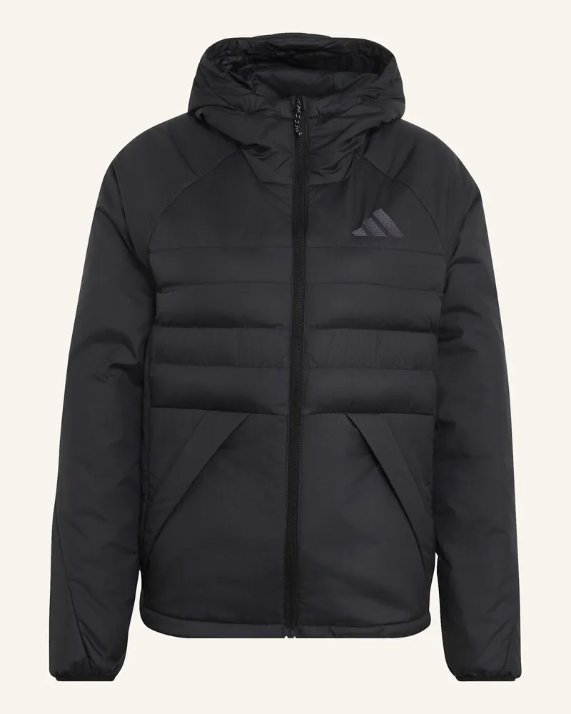 adidas Terrex Multi Climawarm Kapuzenjacke, Isoliert schwarz Schwarz