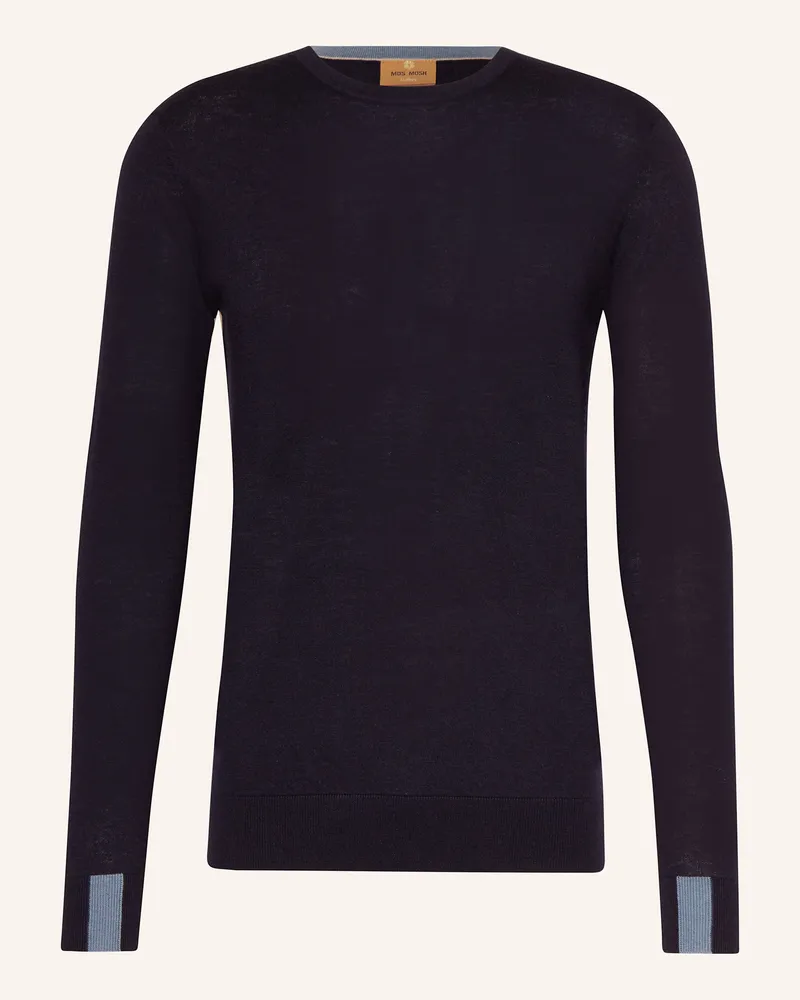 Mos Mosh Pullover Mmgadam blau Dunkelblau
