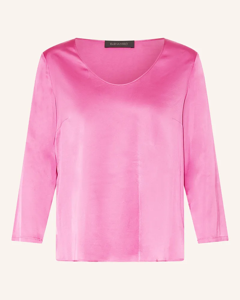 Elena Mirò Blusenshirt aus Satin Pink