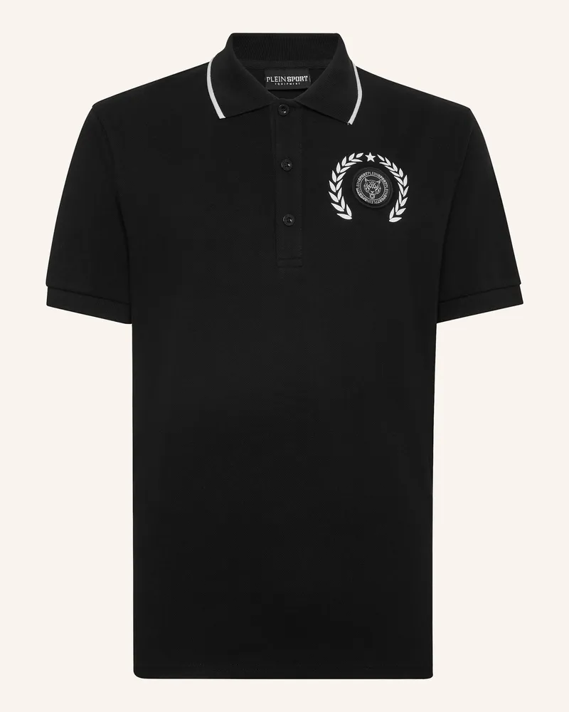 Philipp Plein Poloshirt CARBON TIGER Schwarz