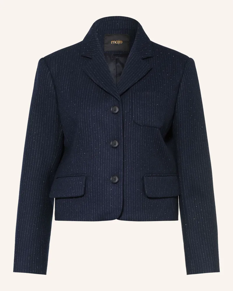 Maje Blazer Mit Schmucksteinen blau Dunkelblau