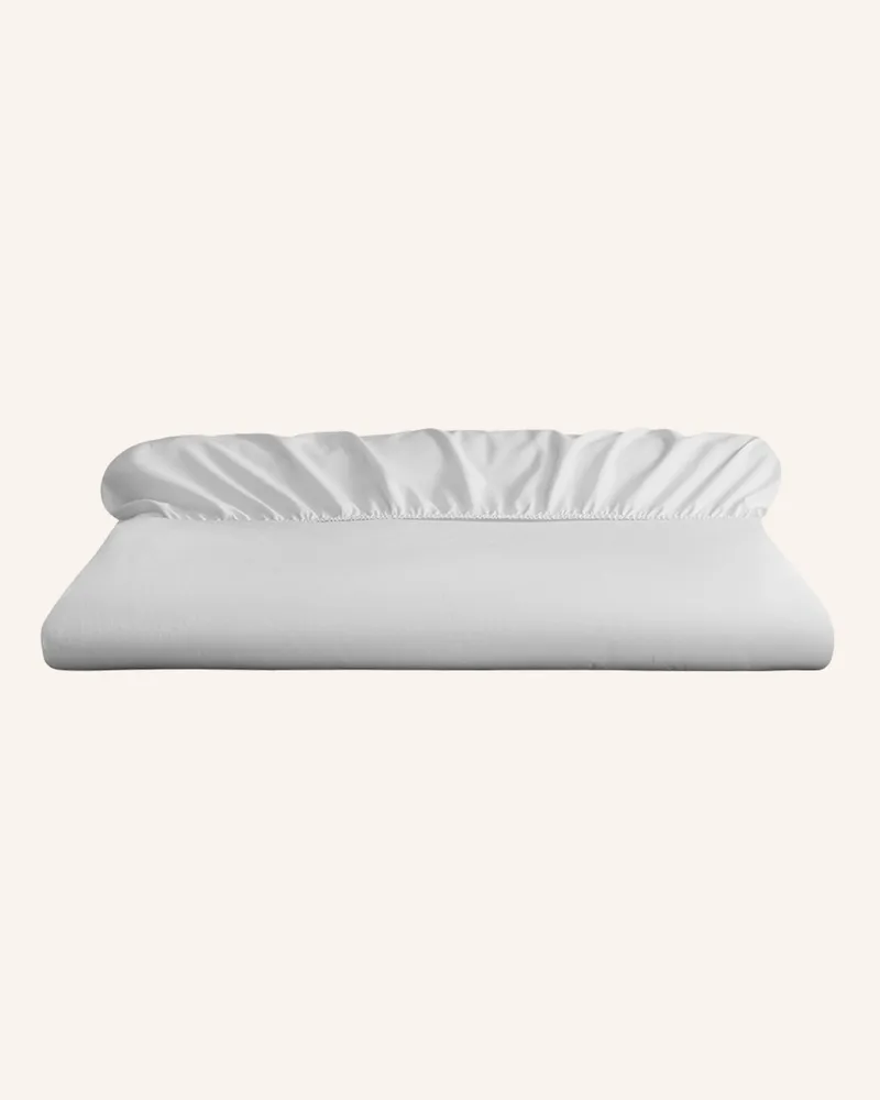ROYFORT Spannbettlaken Baumwolle-Cashmere weiss Weiss