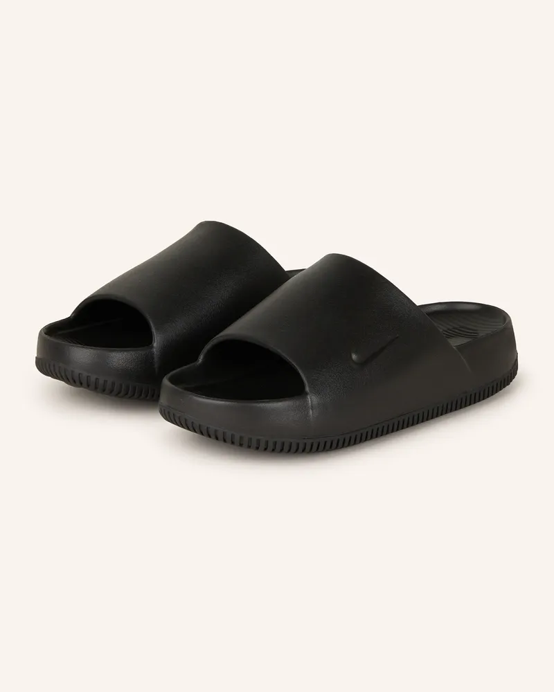 Nike Pantoletten Calm Slide schwarz Schwarz