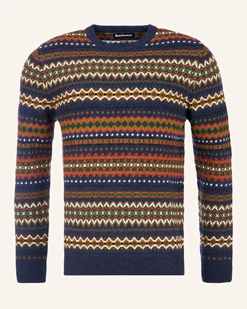 Barbour Pullover Case blau Dunkelblau