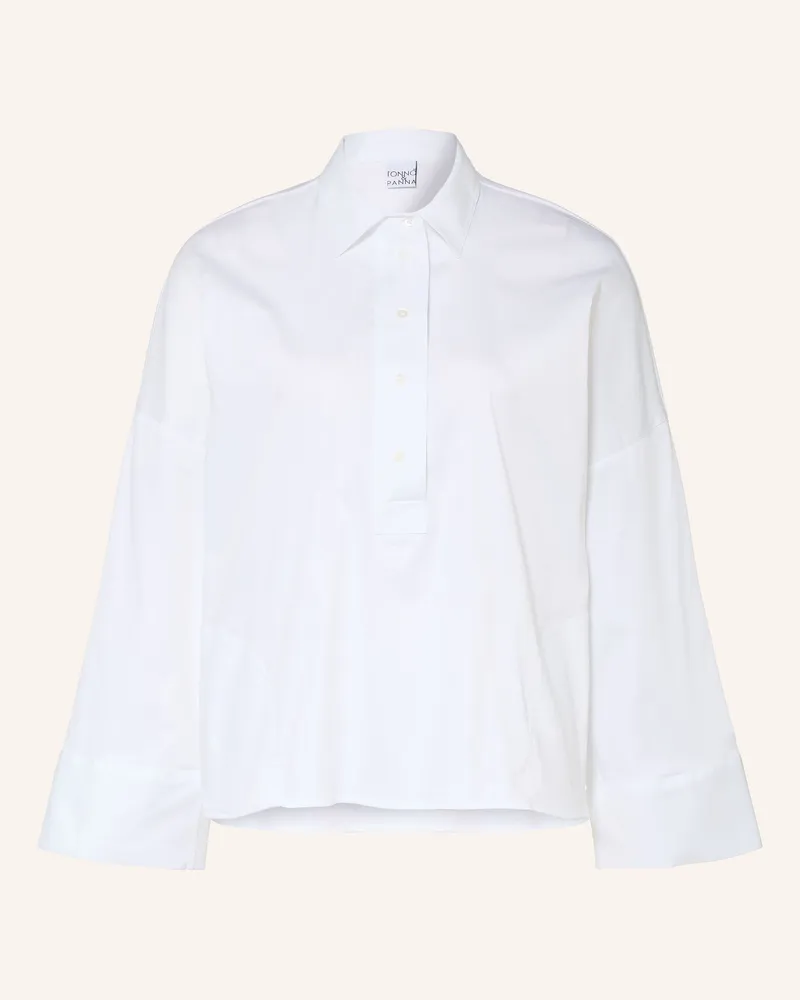 tonno e panna Blusenshirt weiss Weiss