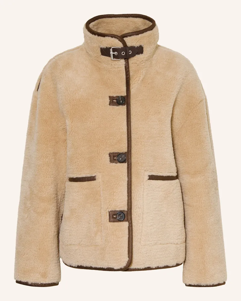 Darling Harbour Teddyfell-Jacke beige Beige