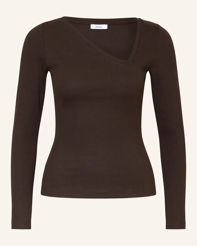 Reiss Longsleeve Felicity braun Dunkelbraun